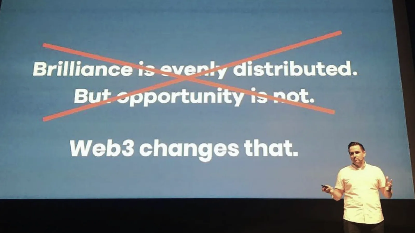 Brilliance is evenly distributed. Opportunity is not.